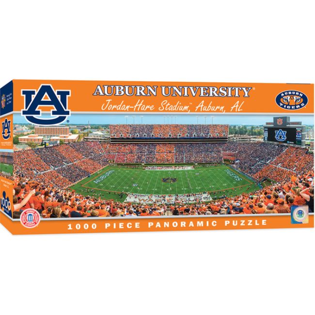Auburn University Jordan-Hare Stadium Panoramic Stadium 1000 Piece Puzzle