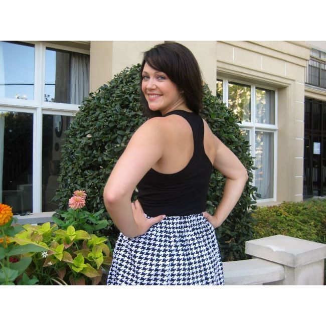 Oklahoma State University Logo Houndstooth Tank Dress