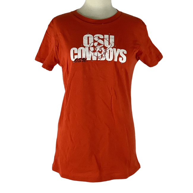 Oklahoma State University Swarovski Crystal Jersey Tee