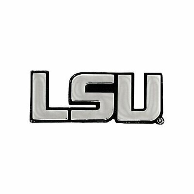 LSU Chrome Auto Emblem