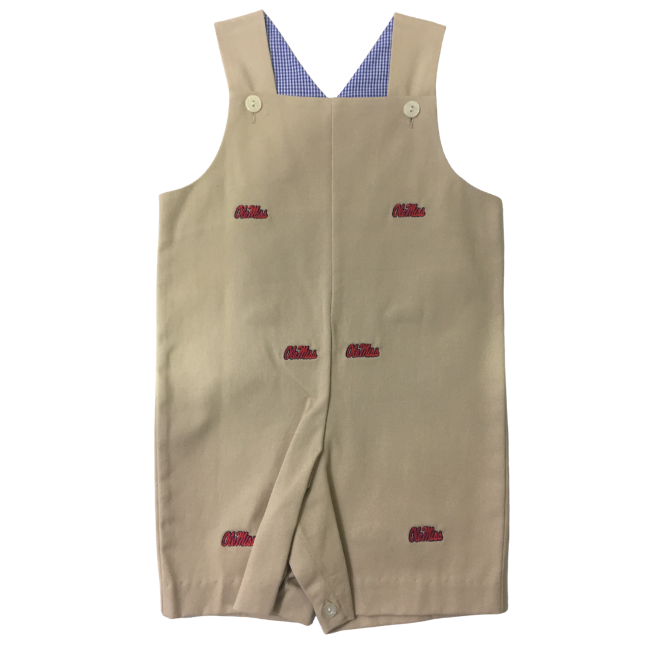 Ole Miss Vive La Fete Collegiate Hand Embroidered Jon Jon