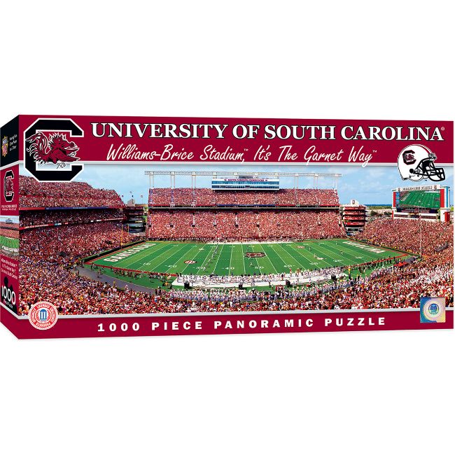 University of South Carolina Williams-Brice Stadium Panoramic Stadium 1000 Piece Puzzle