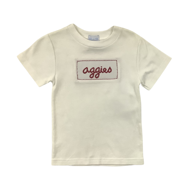 Texas A&M University Vive La Fete Collegiate Hand Smocked Shirt