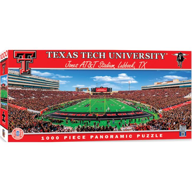 Texas Tech University Jones AT&T Stadium Panoramic Stadium 1000 Piece Puzzle